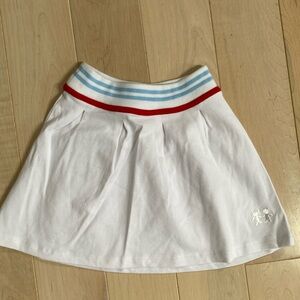 P&C girls red white blue soft cotton stretch tennis skirt